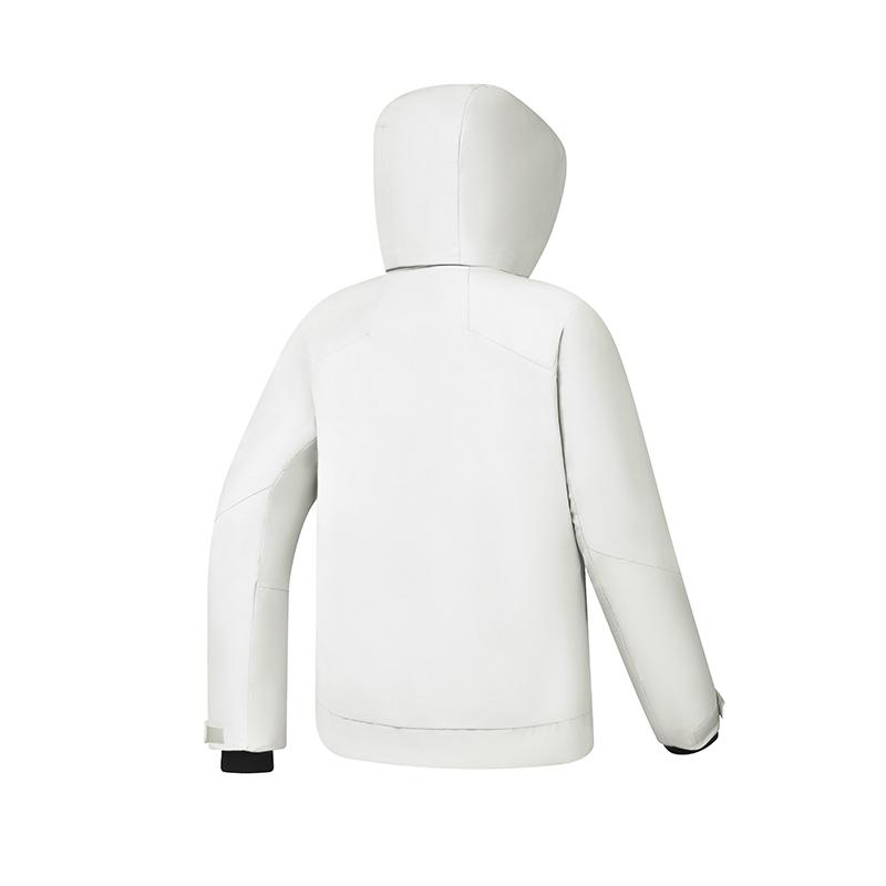 Fila Теплая Универсальная Пуховая Куртка с Капюшоном и Длинными Рукавами Женская верхняя одежда Бело-Нефритовый A11W446907F-WT