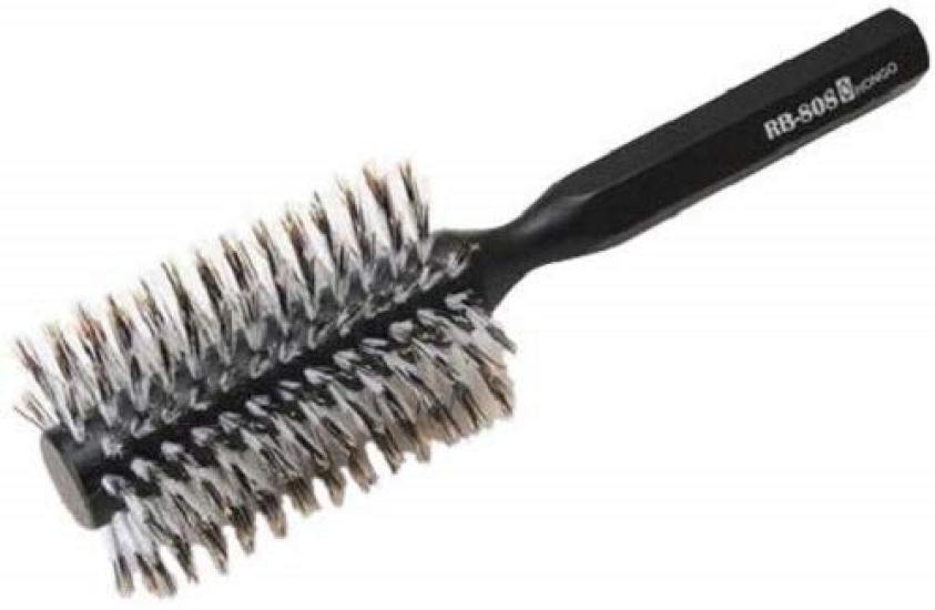Hongo Big Roll Brush Hair Diameter Length 14 Rows RB-808 Brush, Black, 64mm, 225mm,