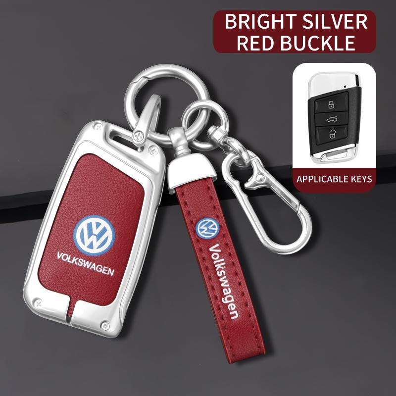 For VOLKSWAGEN VW Zinc Alloy Car Key Case Cover Key Protection Shell For VW Volkswagen Magotan Magotan GTE Passat B6 B7 B8 CC Ar