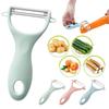Home & Living Fruit &Vegetable Tool Ceramic Potato Peeler Planer Cucumber Slicer Stainless Steel