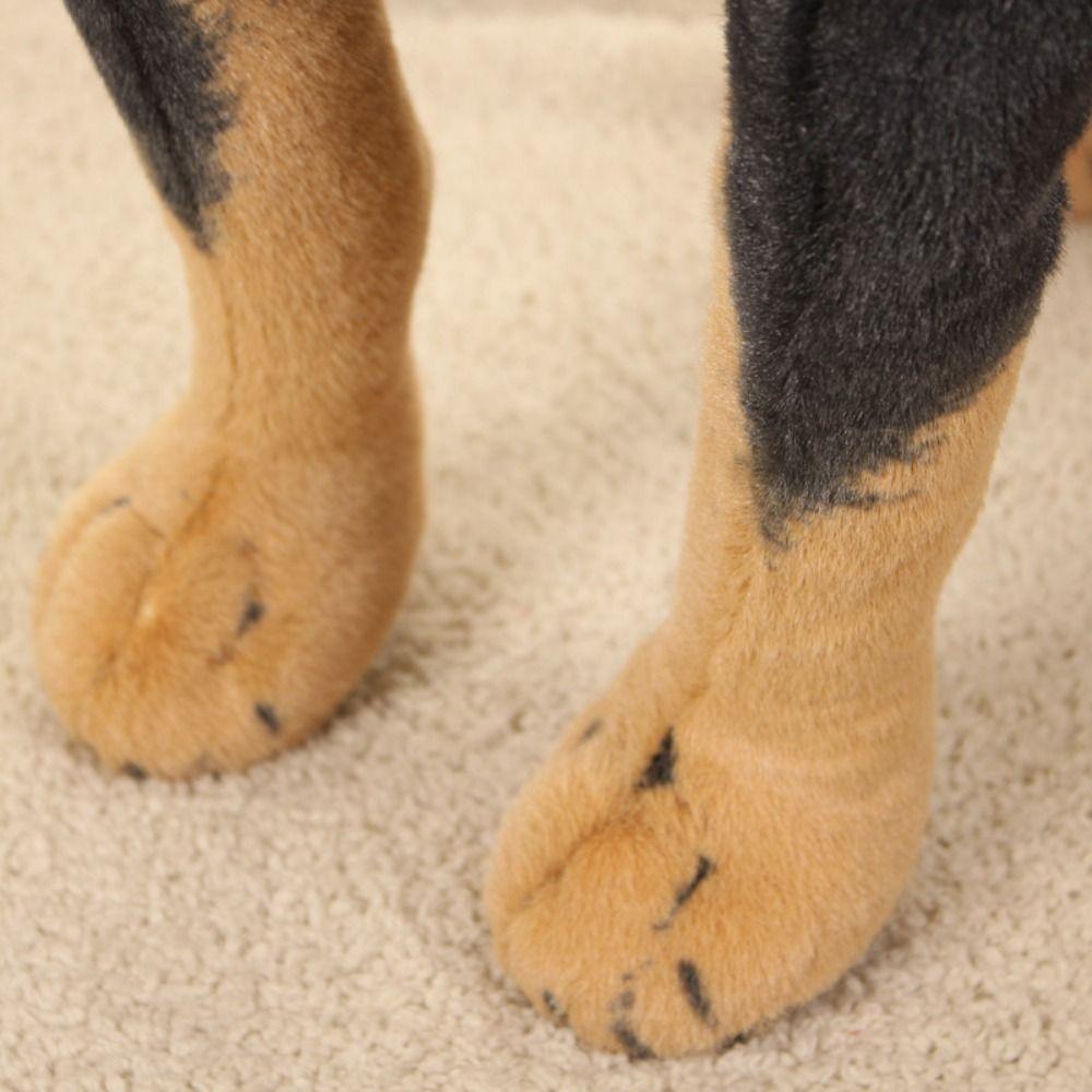 Simulation Dog Stuffed Doll Photography Prop Stuffed Animal Dog Plush Toy  Birthday Gift