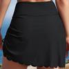 New Drawstring Sports Skirt, Thin, Hip Cover, Anti-light Lace Slim-fitting Swimming Skirt