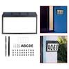LED Address Sign, Solar House Numbers for Outside ,Outdoor