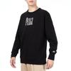 Puma Large Back Print Logo Knit Pullover Sweatshirt Men Tops Black 533037-01
