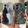 Чехол для Infinix Smart 9 Hot50i X6531 X6532 Милый Счастливым Котом Мультяшная Обложка Мягкий ТПУ Чехол для Телефона Для Infinix Hot 50i Smart9 HD Оболочка