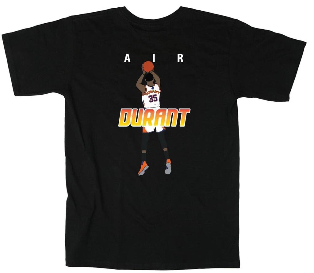 Kevin Durant Phoenix Suns AIR Long Short Sleeve T-Shirt