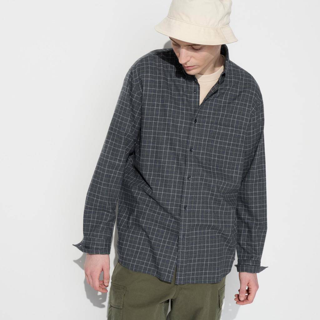 Uniqlo Flannel ShIrt  Long Sleeve Regular Color  Check I