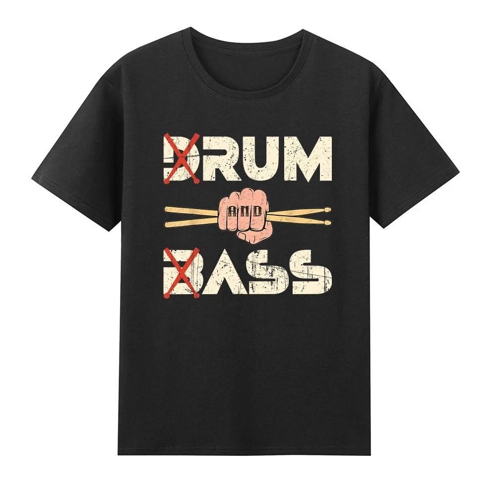 Drum & Bass Ром и Бас Любители Барабанщик Унисекс Футболка S-5XL Q3642