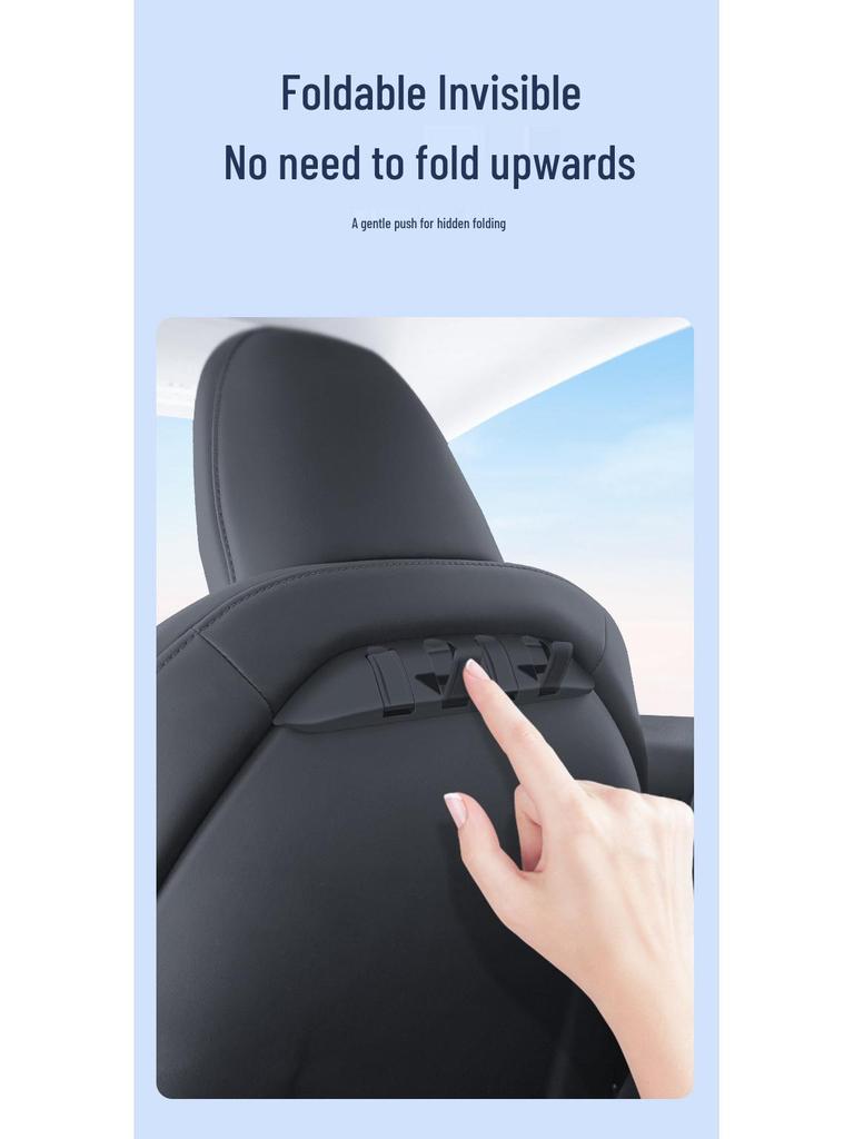 Updated Rear Seat Backrest Hook Cover for Tesla Model 3Y