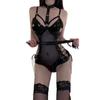 Фетиш одежда, латексный боди с открытой промежностью из патентованной ПУ, одежда для доминатрикс для бондажа и клубная одежда