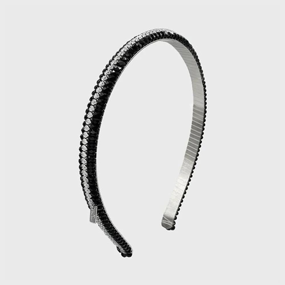 Black Diamond Crystal Hairband JC076HB