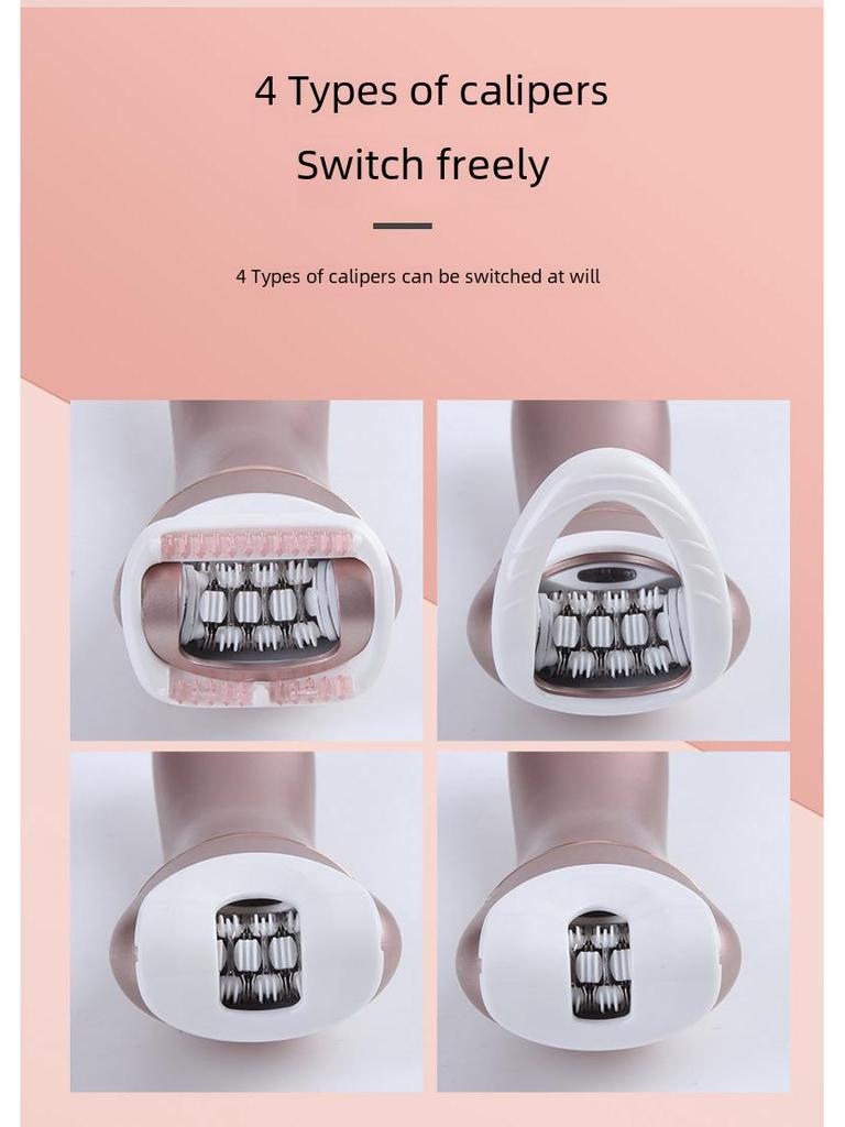 Женский электрический водосмываемый эпилятор и бритва, универсальное устройство 2 в 1 для домашнего использования