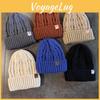Knit Hat Mens With Solid Color Design Thick Knit Hat For Winter And Use Autumn