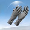 Женские новые перчатки для защиты от солнца для летней езды, дышащие из ледяного шелка, нескользящие, для велоспорта на открытом воздухе, перчатки без пальцев