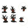 4 шт. Хэллоуин Миниатюрные фигурки Мини Смола Ремесло Украшения Крошечные Миниатюры Украшение на елку Фея