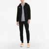 Puma Однотонная куртка с капюшоном и логотипом на молнии с длинным рукавом, мужская куртка, черная 656708-03