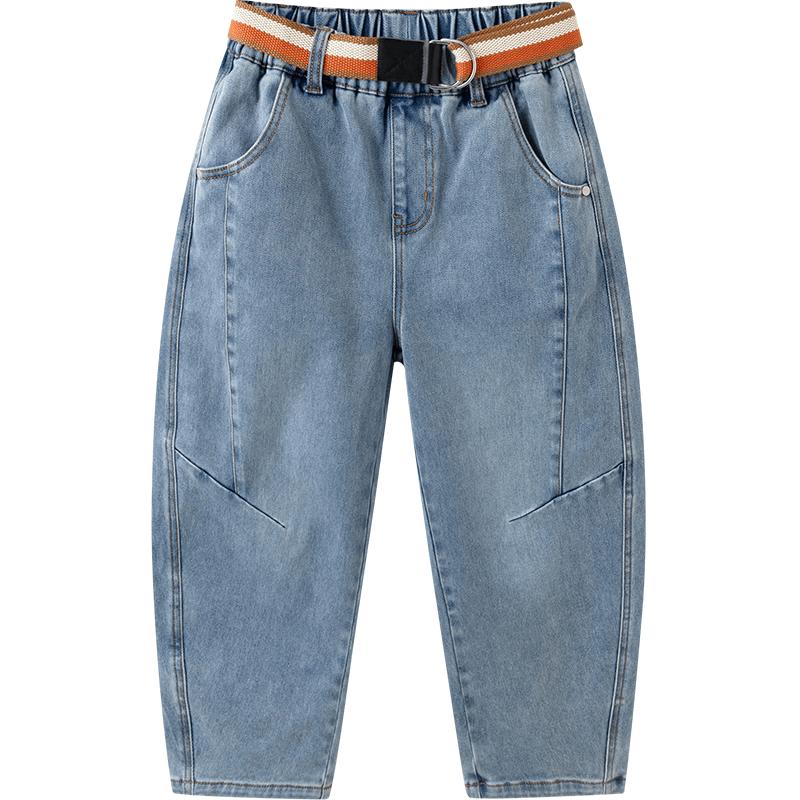 Balabala Boys' Curved Fit Denim Jeans