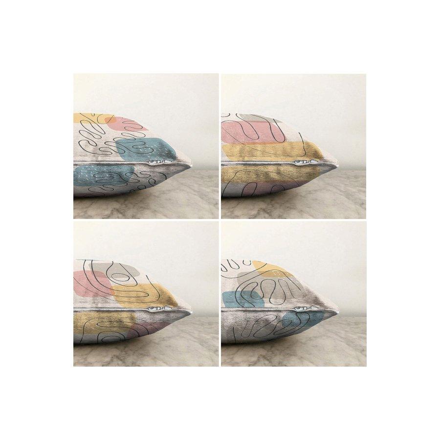 Набор чехлов для подушек с цифровой печатью из 4 предметов