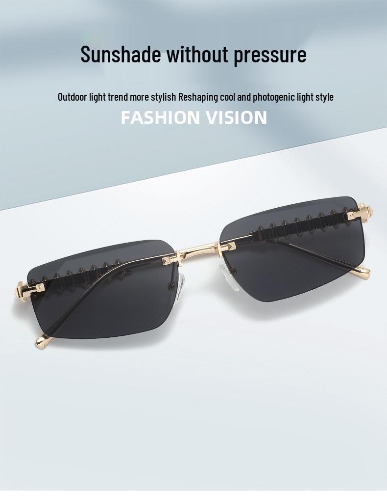 Мужские ретро-солнцезащитные очки Jackson Wang 'Кошачий глаз' - Защита от УФ, Металлическая оправа, Европейский и американский стиль 'Плохого парня'.