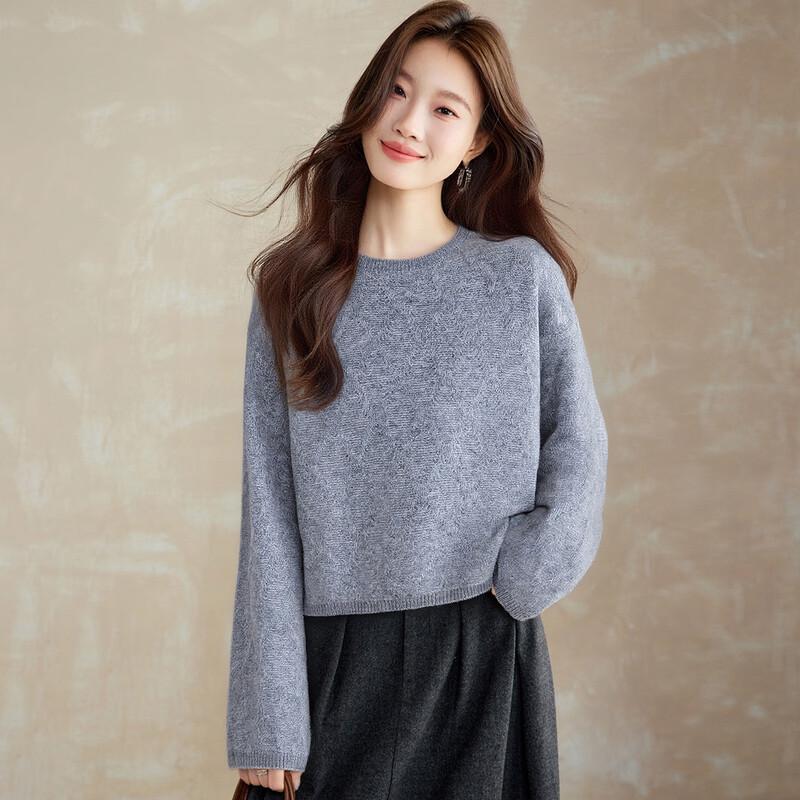Srcr Women's 100% Cashmere Pullover Sweater