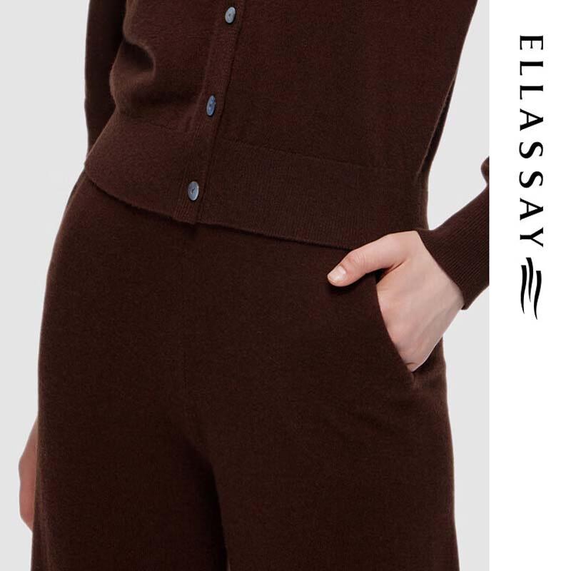 ELLASSAY Женские универсальные шерстяные брюки прямого кроя