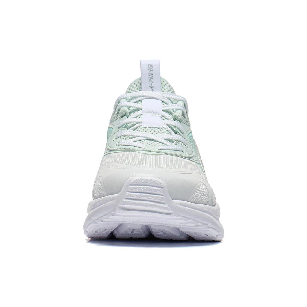 Li Ning Flow Cloud нескользящие износостойкие дышащие низкие спортивные повседневные туфли женские кроссовки сине-белые AGLT030-2