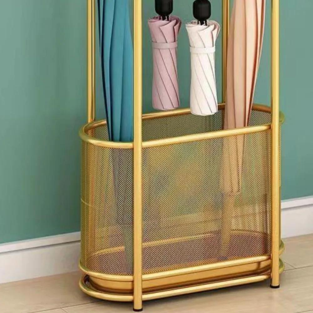 Umbrella Stands Indoor Metal Stand Doorway Storage Bucket with Hook Large Capacity Umbrella Holder Simple Umbrellas Storage Boxs