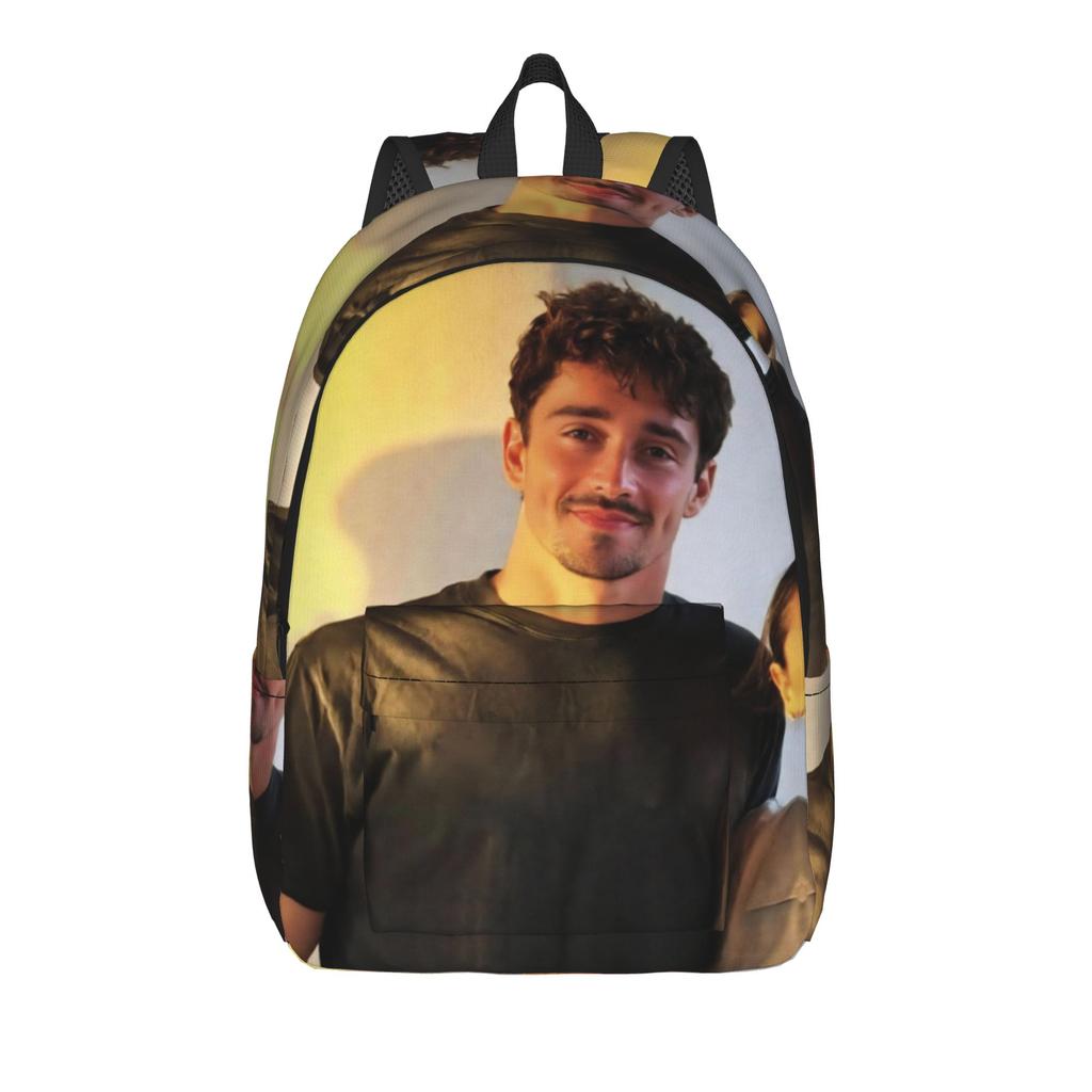 C-Charles Leclerc Рюкзак для мужчин женщин Крутой Студенческий Рабочий Daypack Сумка через плечо для ноутбука Легкий