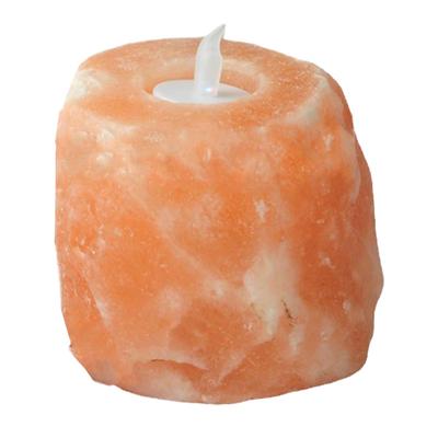 Свеча-лампа Crystal Salt с успокаивающим запахом апельсина, эффект естественного освещения, настольная декоративная лампа