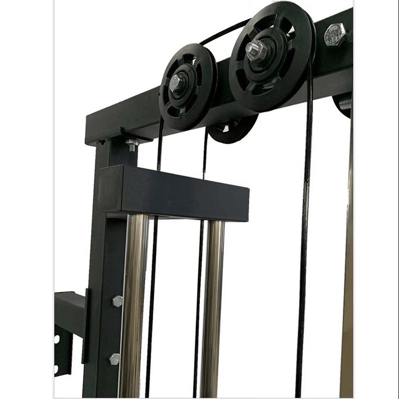 Wall-Mounted Multi-Functional Cable Crossover Gym