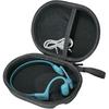 Hard Case Compatible with SHOKZ New OpenRun Pro 2/OpenRun/OpenRun Mini/OpenRun Pro Mini/SHOKZ OpenMove wireless earbuds,Black(Case Only)