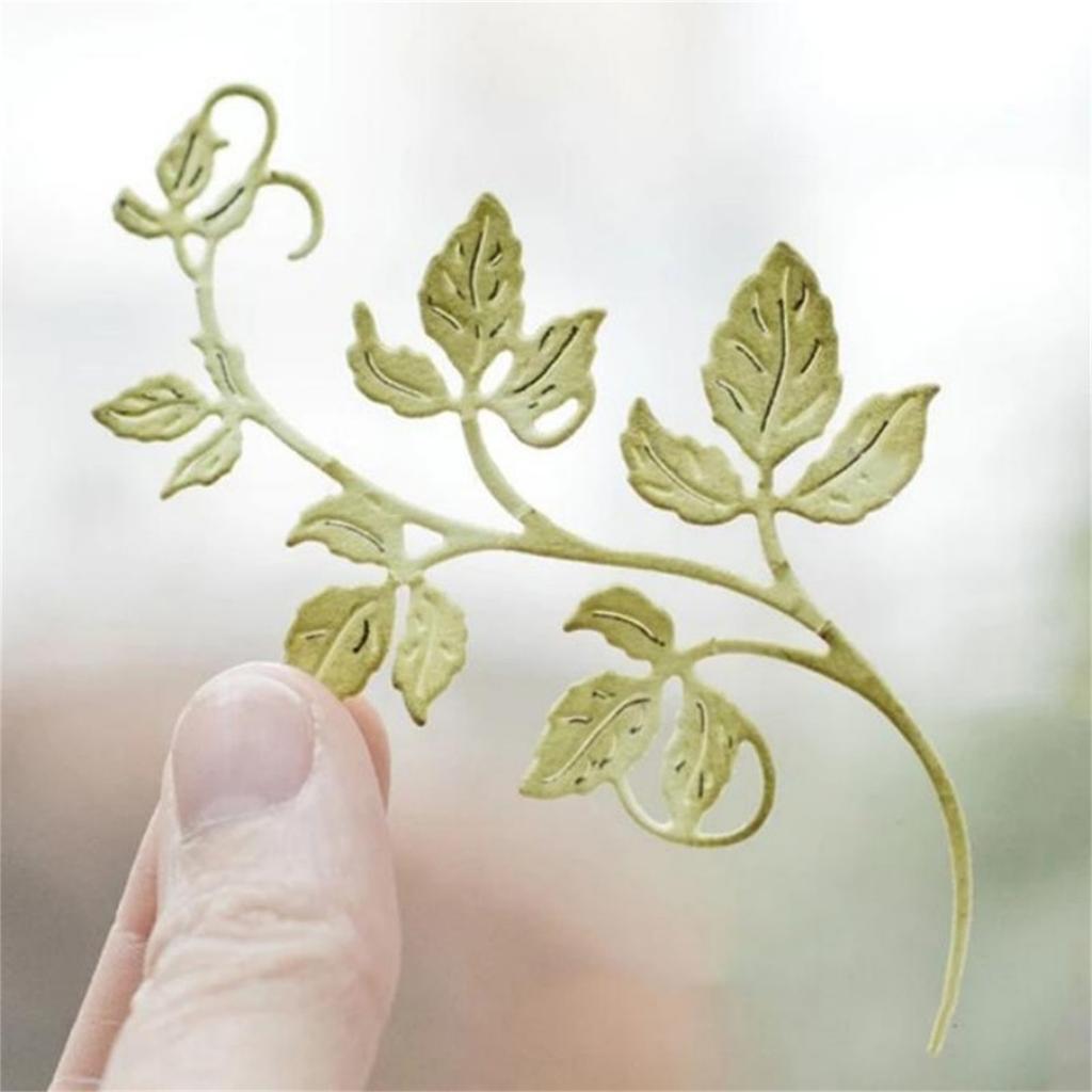 A Flower Vine Art Metal Carbon Steel Knife Die Paper Art Club Embossing Etching Cutting Knife Die
