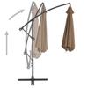 Umbrella with Aluminum Pole 300 cm Taupe