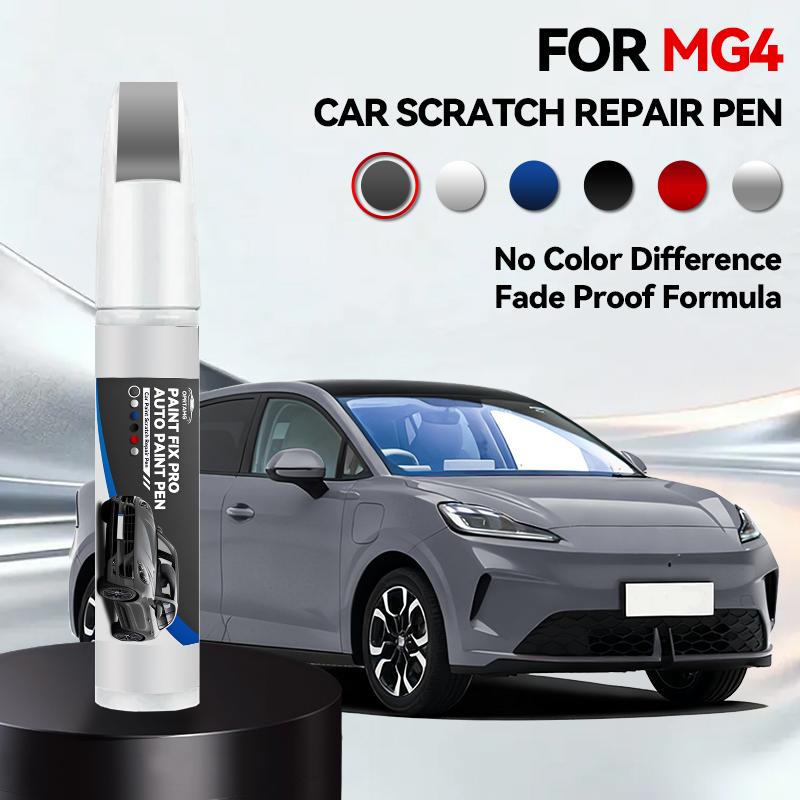 For MG Motor MG 4 Electric 2022-2025 X100 Paint Repair Pen Touch Up Scratch Remover DIY Auto Accessories Black White Gray Silver