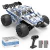 DEERC 4WD Remote Control Off-Road Car, Remote Control Toy, 114 Scale All-Terrain Car, 2.4GHz, 32-Minute Operation Time, Adjustable Steering, Low