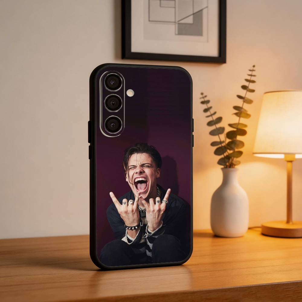 Y-Yungblud Singer Phone Case For Samsung A73,72,71,53,52,51,22,91,80, Soft Black Cover