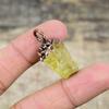 Lemon Quartz Rough Pendant Electroformed Copper Pendant Handmade Electroformed Jewelry Genuine Gemstone Pendant Copper Jewelry Gift For Him