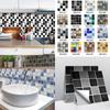 10pcs Waterproof Decal PVC Wallpaper Mosaic Tiles Stickers Adhesive Kitchen Home Decor Backsplash