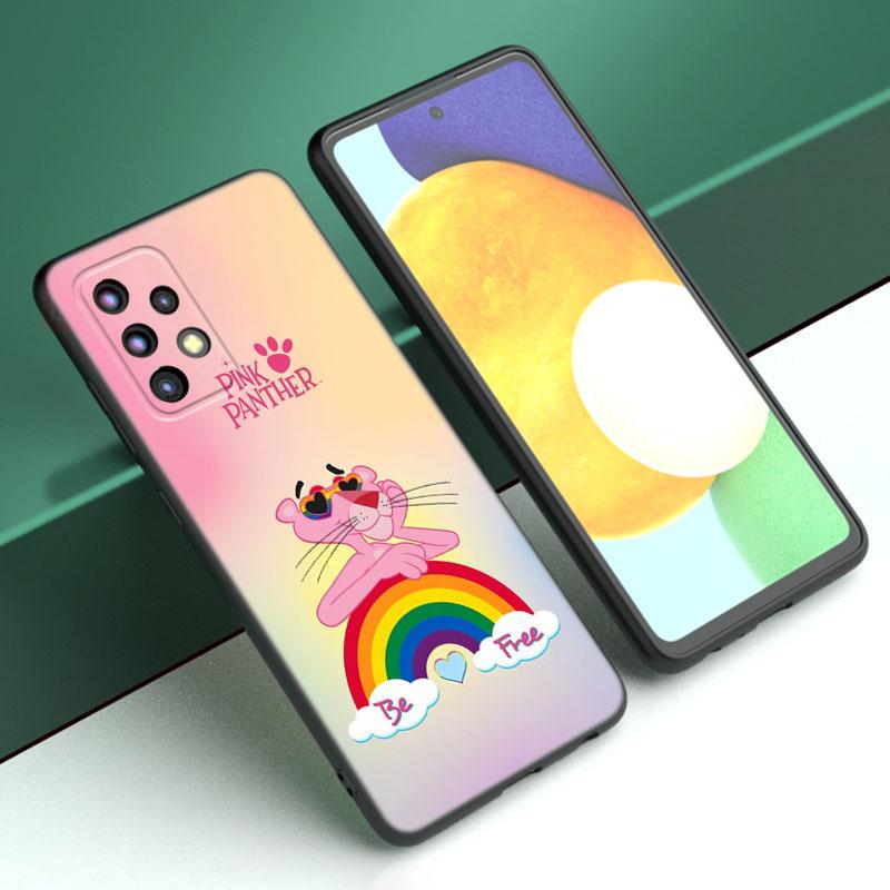 Чехол для телефона «Розовая пантера» для Samsung Galaxy A04 A21 A30 A50 A52 S A13 A14 A22 A23 A32 A53 A73 5G A11 A12 A31 A33 A51 A70 A71 A72