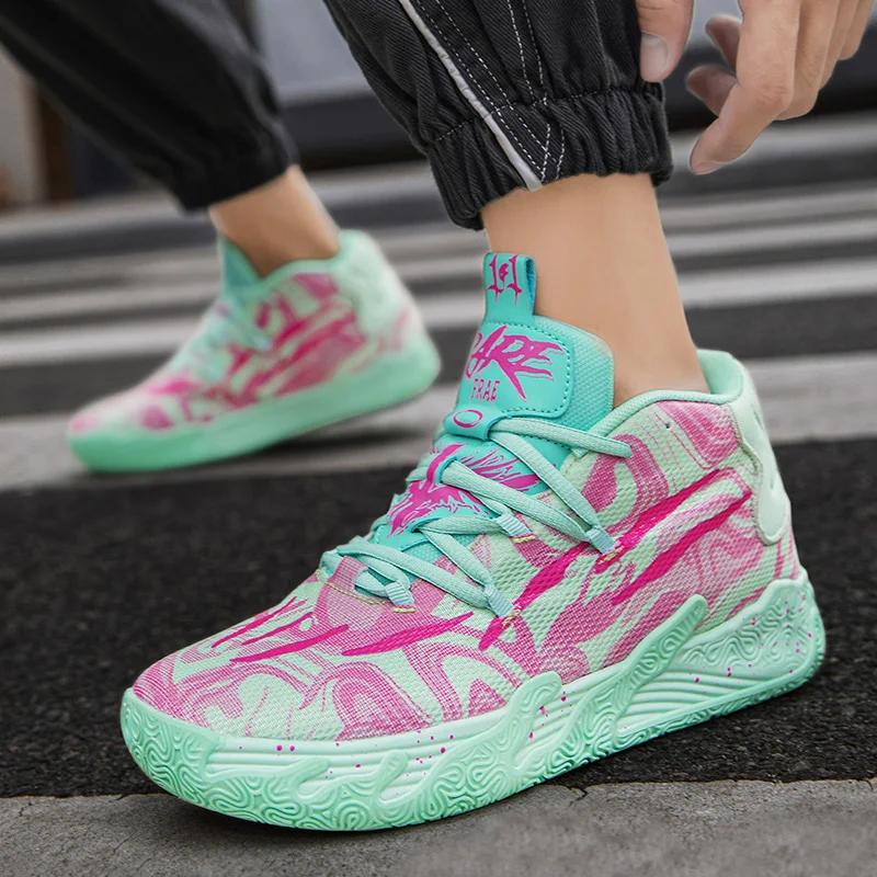 Мужские баскетбольные кроссовки Field Non-slip Original Breathable Women Basketball Boots Luxury Unisex Street Wearable Tennis Sneakers