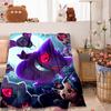 17 Styles G-Gengar Printed Throw Blanket Christmas Birthday Gift for Women Men Teen Boys Girls, Special Gifts for Adult and Kids