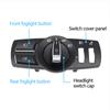 LHD RHD Headlight Lamp Rotary Button Foglight Switch Cover Panel Trim For BMW 5 5GT 6 7 X3 X4 Series F10 F11 F07 F06 F01 F25