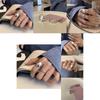 Elegant Geometric Copper Open Adjustable Ring For Women Stylish And Minimalist Design