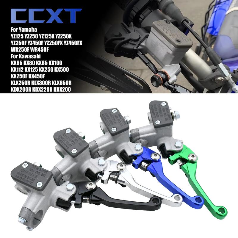 For Yamaha YZ250F YZ450F Brake Master Cylinder Pump Brake Lever For Kawasaki KX65 KX85 KX125 KX250 KX250F KX450F KLX250R KLX300R