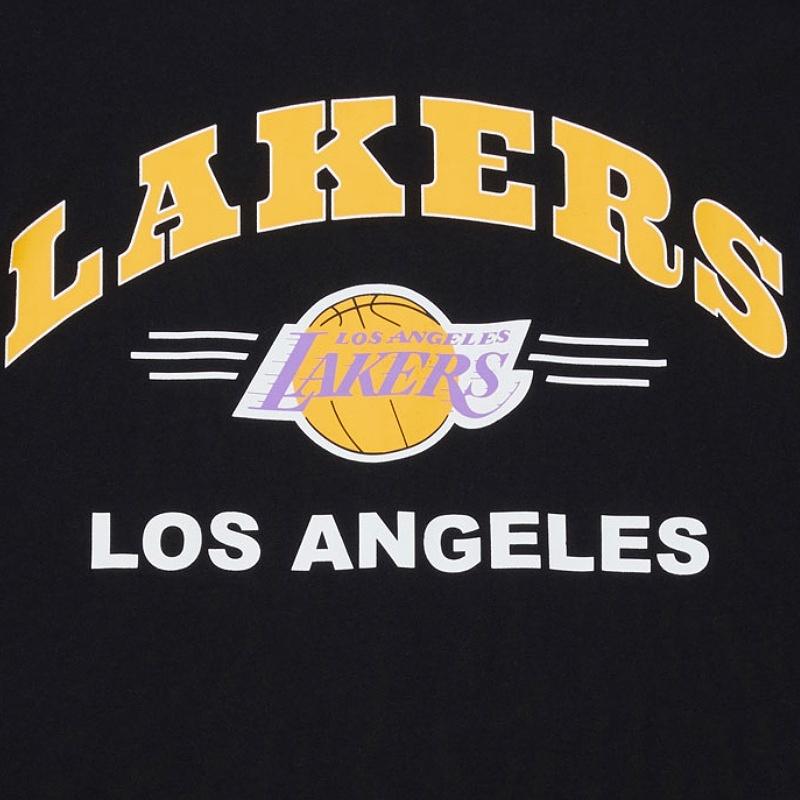 Mitchell & Ness x NBA Los Angeles Lakers T Shirt Unisex Black FC9252-LALBLCK