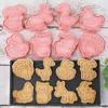 8Pcs Biscuit Mold Cookie Cutters Stamp Press Fondant Sugar Craft Baking Tools
