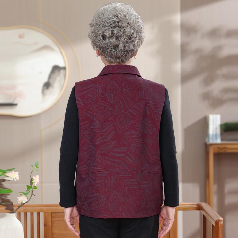 YUZHAOLIN Women's Autumn Lapel Vest for Seniors