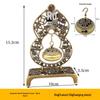 Copper Alloy Hanging Incense Burner - Indoor Aromatherapy Ornament for Agarwood Sticks