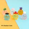 Cute Cartoon Luminous Chicken Car Ornaments Moss Micro Landscape Ornaments Dollhouse Decor Diy Desktop Decoration Toys