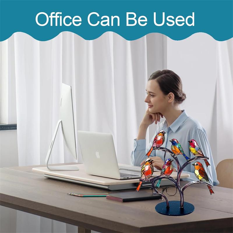 Красочные акриловые фигурки птиц настольное украшение украшение для дома подарок современный стиль